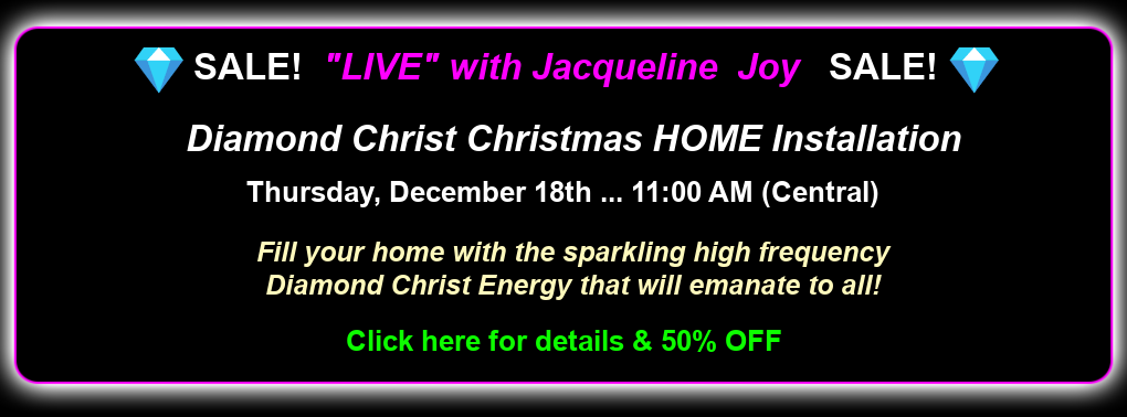 "LIVE" event - Diamond Christmas Installation